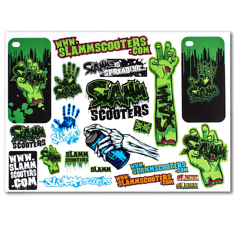 דף מדבקות פלאפון SLAMM