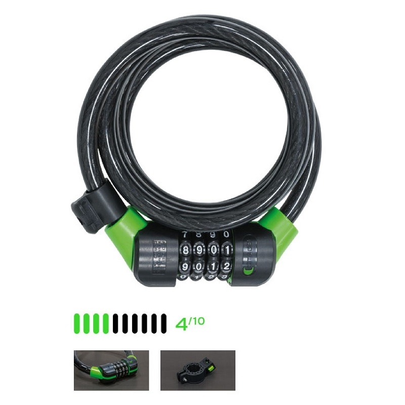 מנעול כבל 180X12 קומבו רמה 4 מנהטן CITADEL 3