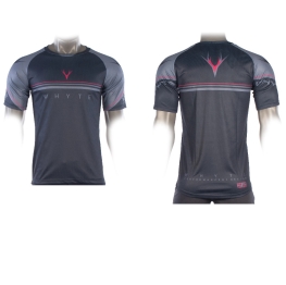 חולצת רכיבה WHYTE צבע אפור MIDNIGHT