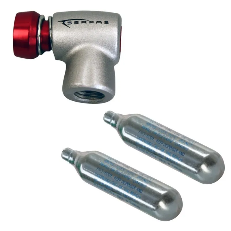 ראש ניפוח CO2 עם 2 בלונים סרפס 3