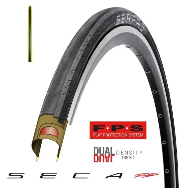 צמיג סרפס כביש SECA RS 23 צהוב מתקפל 3